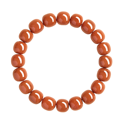 【100%官方正品】老型柿子红手串