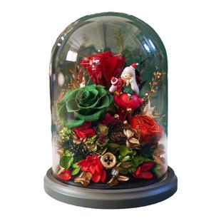 白夜童话玫瑰永生花独角兽摩天轮礼盒送女友闺蜜生日情人节礼物