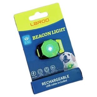 laroo莱诺 遛狗灯夜间防走失发光吊坠小型犬宠物小狗小型犬夜行灯