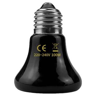 鹦鹉保温灯芦丁鸡鸟用无光陶瓷防烫防咬取暖仓鼠蜜袋鼯宠物加热灯