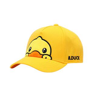 B.Duck小黄鸭儿童帽子休闲可爱男小童棒球帽卡通透气鸭舌帽男女童