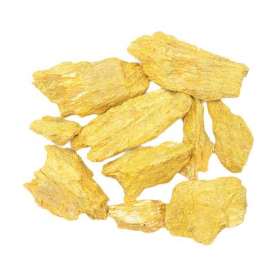 矿学士石黄雌黄颜料国画矿物颜料