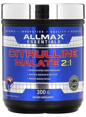 ALLMAXNutrition瓜氨酸+苹果酸食补充剂肌肉耐力爆发力持久力健身