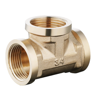 全铜接头三通对丝弯头管古堵头堵帽4分变6分内外丝直通阀水管配件