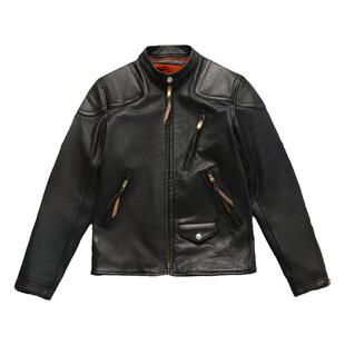毒液皮衣机车款阿美咔叽头层真牛皮复古复刻款立领皮夹克 非RRL