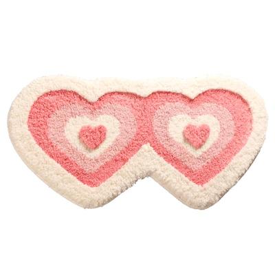 奈司浴室毛绒吸水地垫