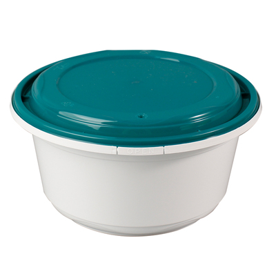 圆形塑料防漏锁扣餐盒