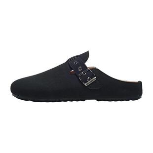 回力勃肯鞋男鞋2026春季新款包头外穿一脚蹬鞋子男款半拖勃肯拖鞋
