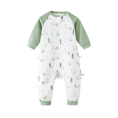 尼塔婴儿睡袋竹棉纱布四季分腿