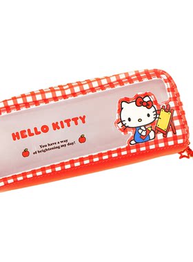 悦木凯蒂猫大容量透明防水笔袋