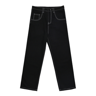 NEATO逆光女装 春季新款 高腰百搭直筒宽松显瘦复古长牛仔裤