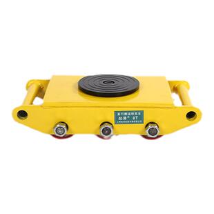 地牛重型搬运坦克车设备直转向万向6/12吨PU钢胶轮重物移动移位器