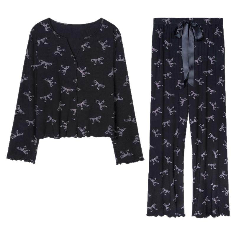 微醺小姐女亲肤柔软家居服套装