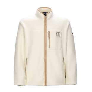 熊猫羊羔绒外套女款2025秋冬新款时尚百搭加厚加绒保暖立领抓绒衣