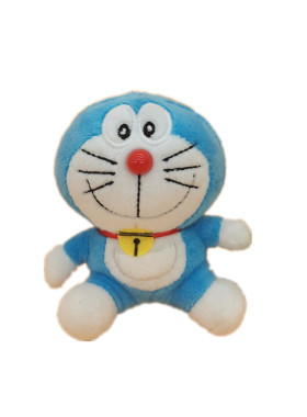 正版机器猫叮当猫钥匙扣毛绒挂件多啦A梦蓝胖子饰品情侣挂件车挂