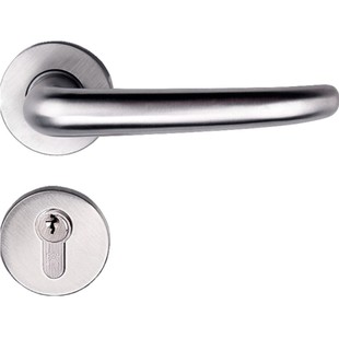 德国海福乐HAFELE不锈钢锁房门锁卧室分体锁PVD金锁具木门锁把手