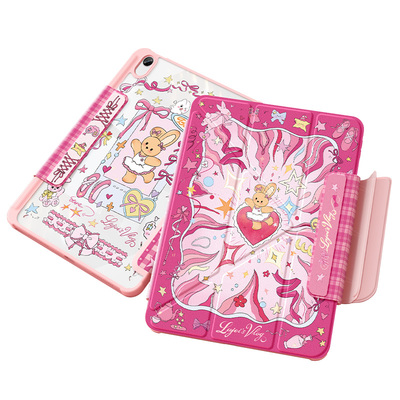 适用ipad保护套亚克力带笔槽防弯