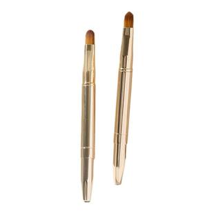 双头唇刷口红刷伸缩便携晕染专业化妆师专用高级化妆刷带盖唇膜刷