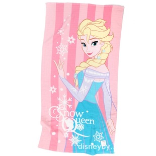 冰雪奇缘儿童浴巾大毛巾毯艾莎公主沙滩洗澡纯棉纱布吸水婴儿澡巾