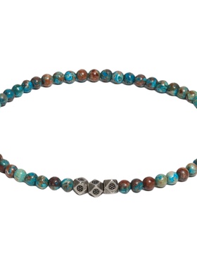 RONINMADE925银男女情侣手链