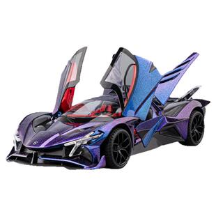 1:18阿波罗evo太阳神车模合金仿真玩具汽车男孩生日礼物模型加大