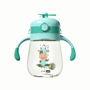 宝宝吸管杯儿童水杯学饮杯喝奶喝水奶瓶幼儿园水壶1-2岁3岁以上用