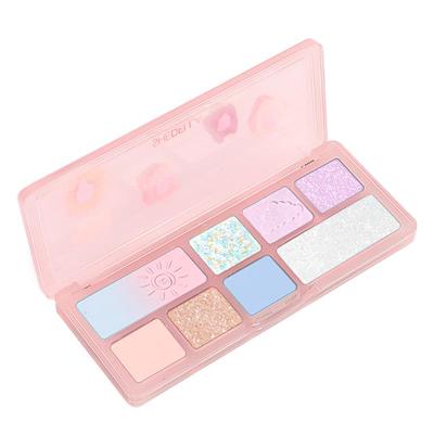 诗蒂娅甜甜幻彩紫色眼影细闪