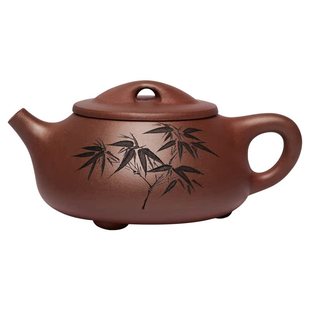 宜兴紫砂壶纯全手工大泡茶壶名家正宗底槽清景舟石瓢单壶陶瓷茶具