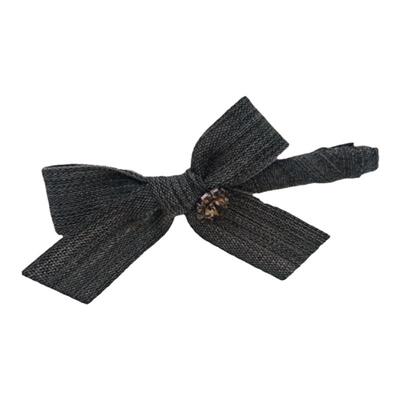 布艺手工点钻蝴蝶结边夹