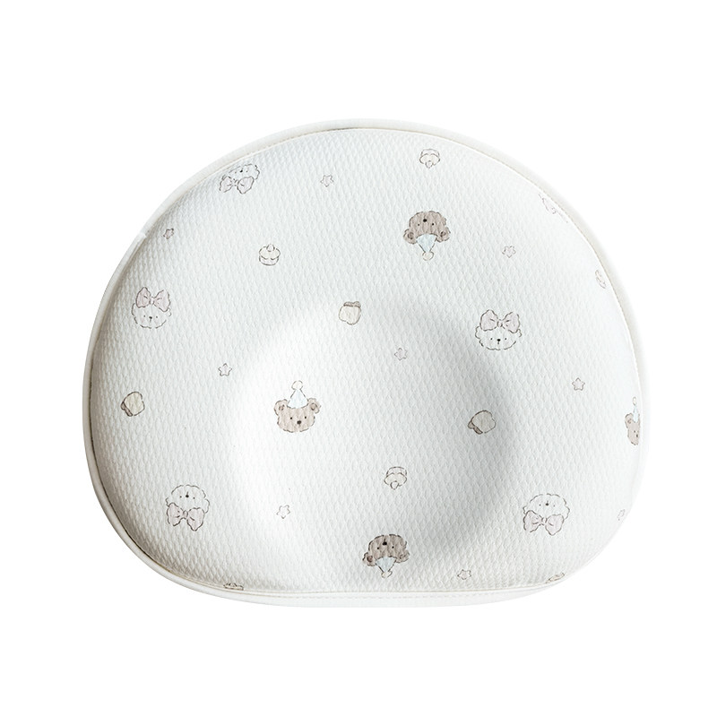 德国定型枕婴儿枕头0-1岁纯棉圆头防偏头纠正头型宝宝新生儿四季