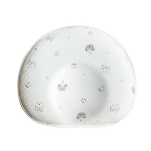 德国定型枕婴儿枕头0-1岁纯棉圆头防偏头纠正头型宝宝新生儿四季