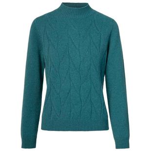 皮皮狗秋冬新款半高领软糯紧密罗纹移针提花红色羊绒衫