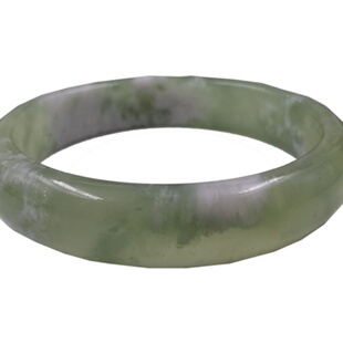 青玉天然其他妈妈款岫时尚玉 岫岩玉石翠手镯玉镯女款镯送女友