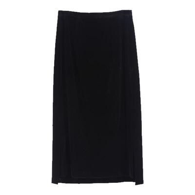 OFFIY不易皱丝绒通勤包臀裙半裙