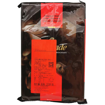 贝可拉黑巧克力砖2.5KG
