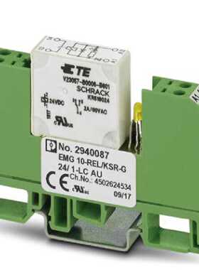 议价菲尼克斯全新继电器模块EMG 10-REL/KSR-G24/1-LC AU-2940087
