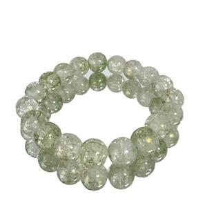 素煎茶淄博琉璃手串绿色手链新中式国风高颜值学生党绝美2024新款