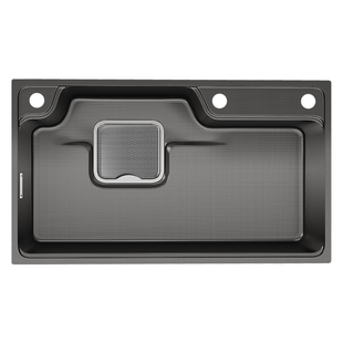 水槽大单槽加厚米粒压纹304不锈钢厨房家用洗菜盆日式台下洗碗池