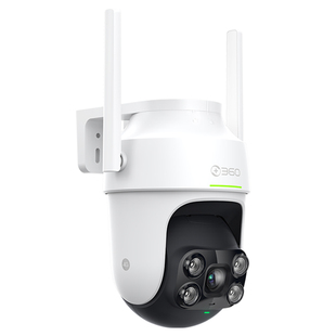 360户外摄像头4K监控800W夜视室外摄影头360度无死角家用手机远程