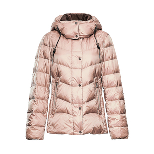 珂莱商场同款25冬新款轻盈95鹅绒保暖简约羽绒服外套女 KR01071D7