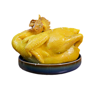 农贝贝土鸡盐焗鸡正宗散养三黄鸡整只广式盐焗鸡肉熟食咸鸡发顺丰