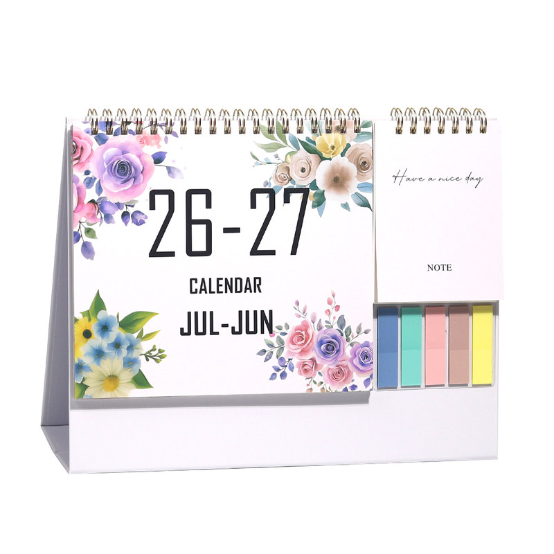 26-27年新款全英文台历亚马逊热销calendar美国假期桌面日历