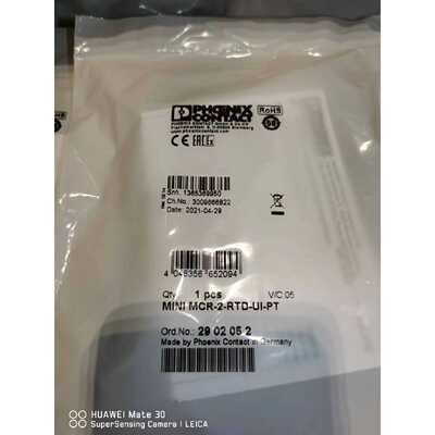 议价2902052菲尼克斯MINI MCR-2-RTD-UI-PT热电阻测量变送器29020
