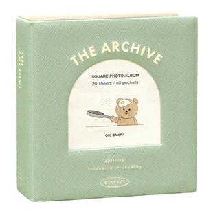 Iconic韩国方形拍立得相册富士专用SQ照片收纳册可爱3寸小卡相簿