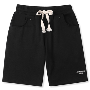 真维斯盖尔大码品牌无性别美式字母短裤男女休闲运动五分裤子宽松