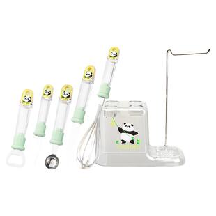 摩登主妇mototo熊猫小工具套装厨房辅食剪刀水果削皮刀开瓶器刀具