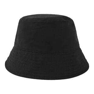 808Hattrick可塑形宽檐渔夫帽痞帅潮男街头酷帅棉质水洗黑灰做旧