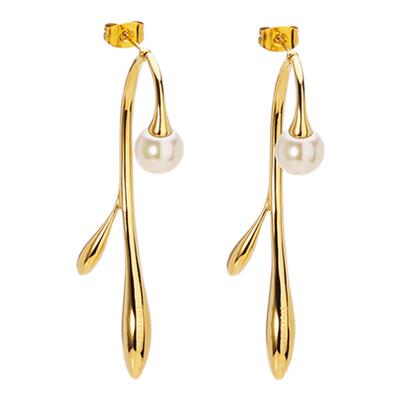 度假风小众设计耳环不规则个性