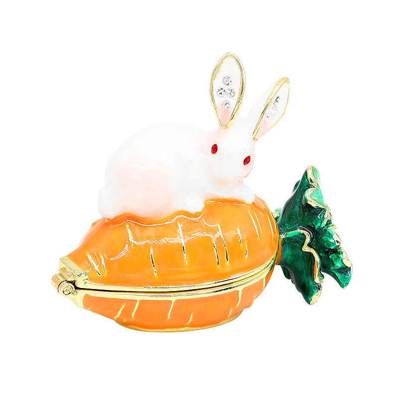 picals萝卜兔子卡通饰品盒