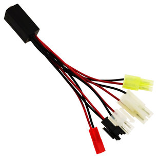 电池充电器DC一拖四五转换头DC5.5母转大小田宫环奇5557 T SM JST